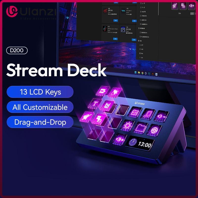 Office Youtuber - Klawiatura Ulanzi D200 Stream Deck z