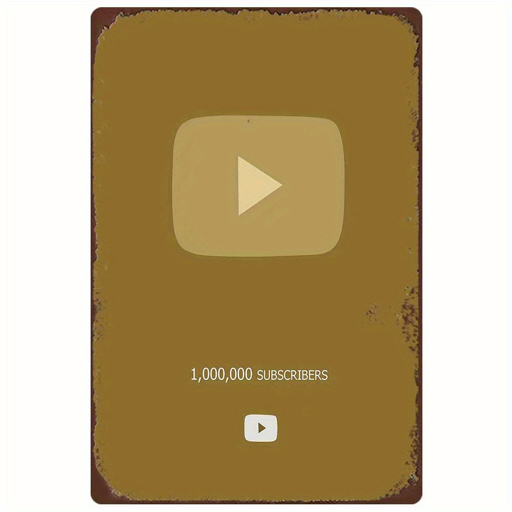 Retro Metalowy Znak 2D Płaski  – Office Youtuber recenzja i cena