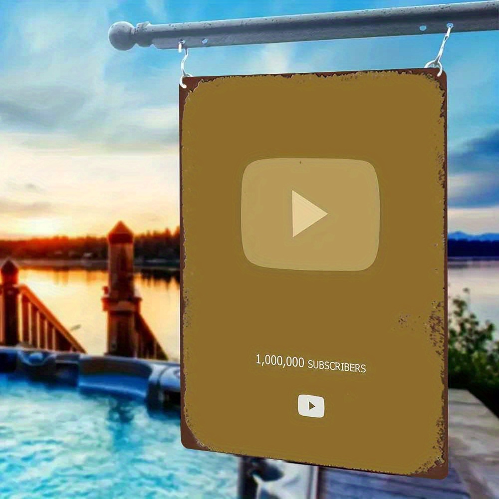 Retro Metalowy Znak 2D Płaski  – Office Youtuber recenzja i cena