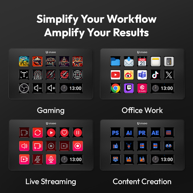 Klawiatura D200 Stream Deck z  – Office Youtuber recenzja i cena